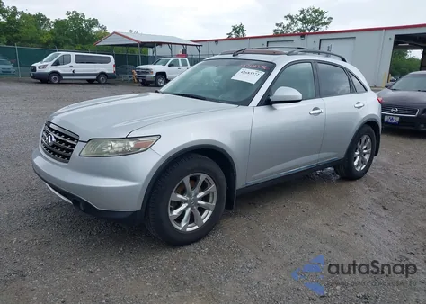 2007 Infiniti Fx35 z USA, uszkodzony, nr VIN JNRAS08W87X200455